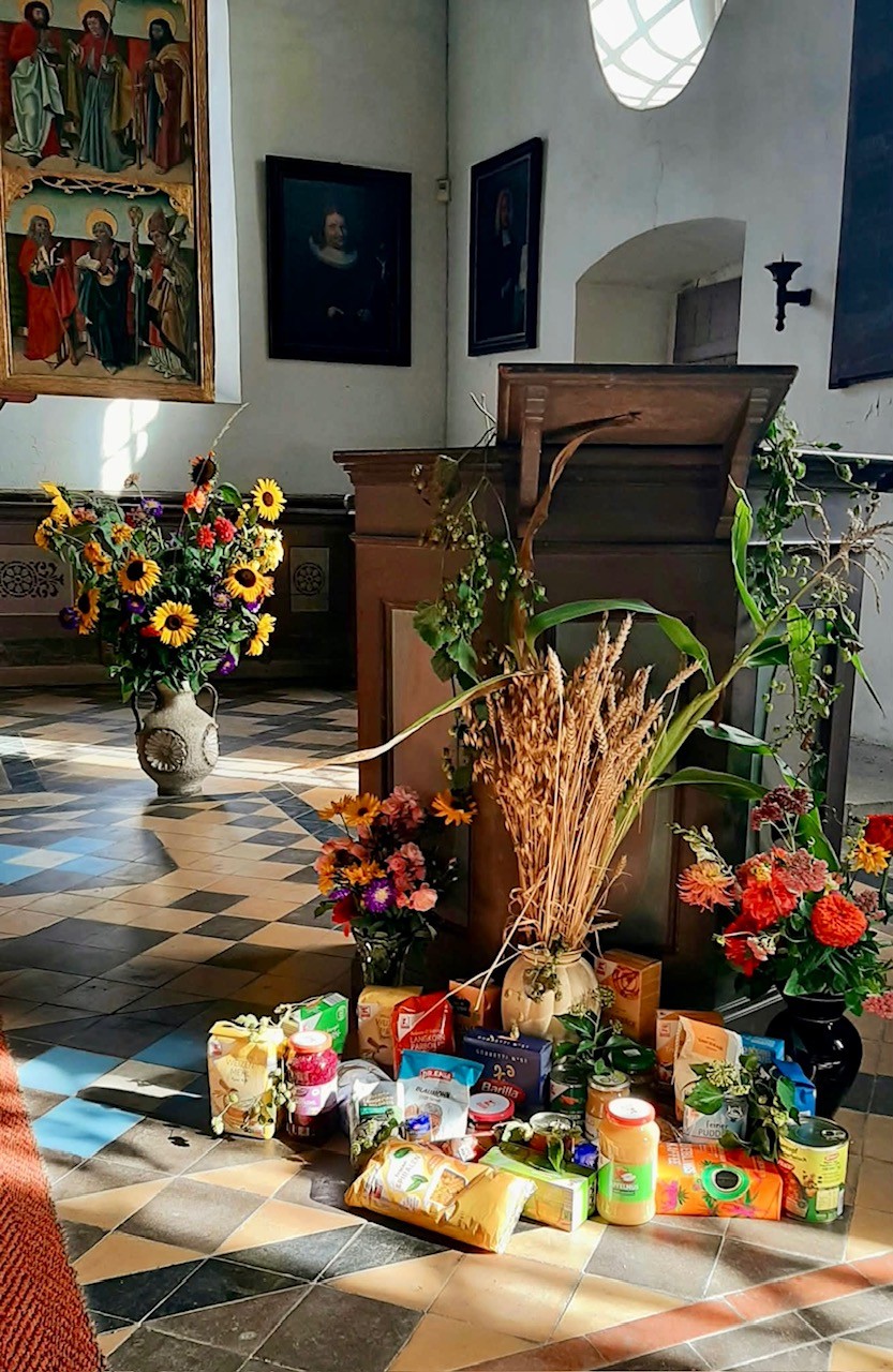 Erntedankfest in der Kirche Image